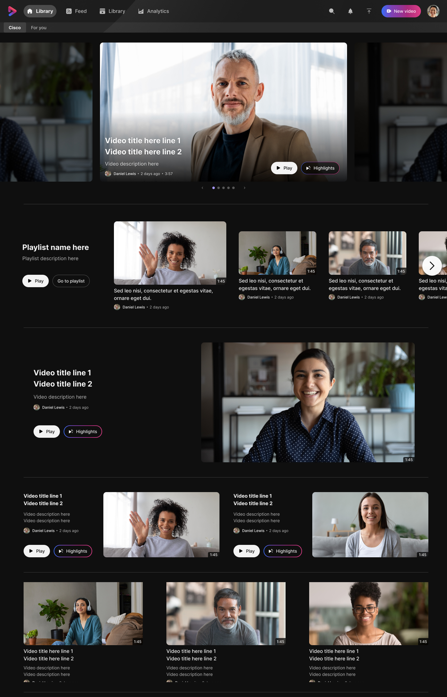 Vidcast — Company Page